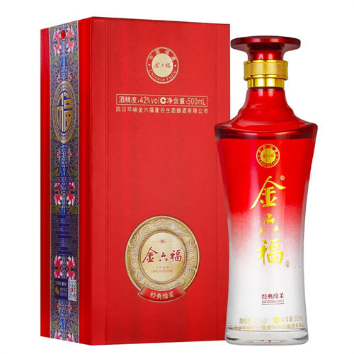 42度金六福经典绵柔浓香型白酒500ml大约价格参考